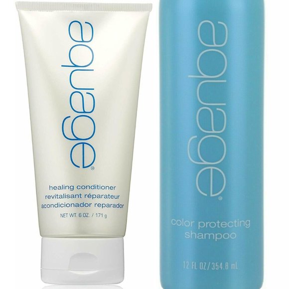 Aquage Color Protecting Shampoo 12 oz & Healing Conditioner 6 oz DUO